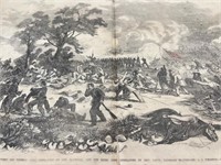 1861 Bull Run Civil War Engraving Leslie’s