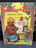 VTG 10 Cent Smokey The Bear Coloring Book!
