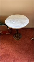 Metal Marble Small Table