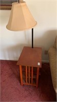 Two Couchside Tables With Lamps