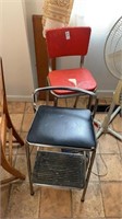 Two Vintage Stepping Stools/Seats