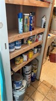 4 Shelfs of Assorted Paint