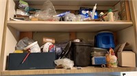 Cabinet filled with Tools and Supplies