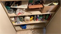 Contents of Cupboard Tools, Cleaning Supplies and
