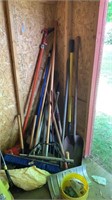 Large Corner Lot of Hand Tools