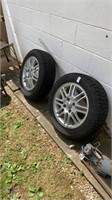 Two Firestone Tires 195/60r15