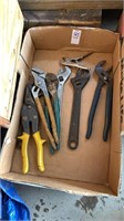 Tray Of Wrenches and Pliers