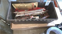 Box of Assorted Drill Bits and other Items