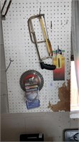 Wall Lot of Assorted Tools