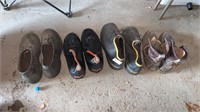Lot of Assorted Rubber Shoes and Boots