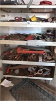 4-Shelf Lot, Assorted Tools and Contents (Does
