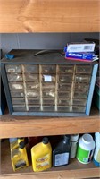 Tool Box fill With Nuts Bolts and Other Items