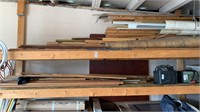 Two Shelf Lots of Assorted Lumber