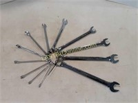 Set of 12 Craftsman Combination Wrenches