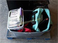 Tote of Assorted Gaming Items