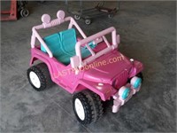 Barbie Power Wheels Battery Operated Ride - In
