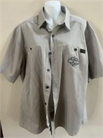 Harley Davidson button up shirt XL