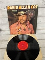 David Allen Coe Whiskey Vinyl
