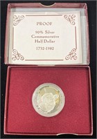 (CT) 1732-1982 90% Silver Commemorative Half