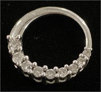 (CX) 14k Pendant Diamond Ring Size 3.5. Weight