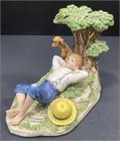 (BX) Norman Rockwell “Spring Fever” Figurine 5