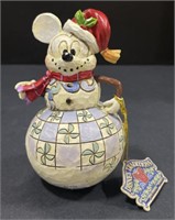 (BX) Disney Traditions Snowman Mickey Figurine