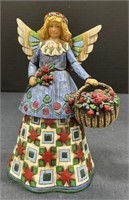 (BX) Jim Shore Heartwood Creek Angel With Roses