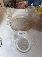 4 Pieces of Baltimore Pear Glassware