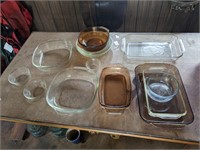Large Lot of Oven Dishes (Pyrex, Fire King, etc)