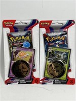 (2) pokemon new scarlet  & violet boosters