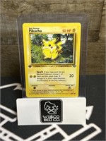 1999 1st Ed Red Cheecks Pikachu Pokemon CARD