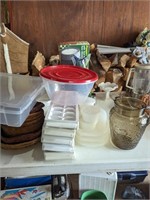 Ice Trays, Bins, Plastic, etc Kitchen Lot