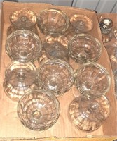 Paneled Glass Sherbert Glassware
