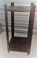 Small Vintage Wooden Plant Stand