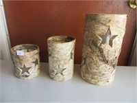 Birch Candle Holders