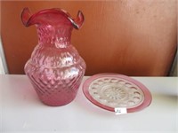 Vase & Plate