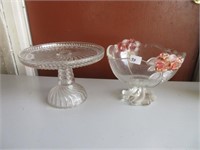 Pedestal Dish Lot