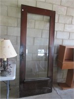 Vintage Wooden Glass Door