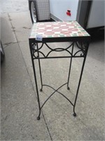 mosaic top side table .