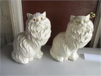 large ceramic cats .