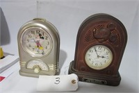 2 Mickey Mouse Mantle Clocks