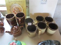 Kiln Craft Tableware, Tea Pot & Mugs