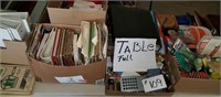 Table Full-Cookbooks, New Photo Albums, Office