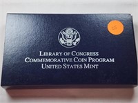 2000P Library of Congress Silver Proof Dollar