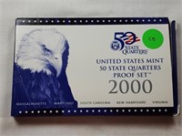2000 State Quarter Proof Set