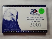 2001 State Quarter Proof Set