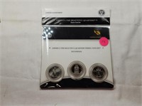 2010 Hot Springs 3 Coin Set P,D&S Proof Quarters