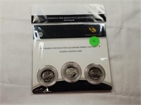 2011 Olympic 3 Coin Set P,D&S Proof Quarters