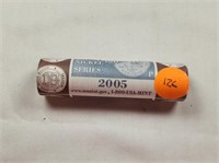 2005 P US Mint Roll of Jefferson Nickel Bison
