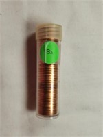 1960P Roll of Large Date Lincoln Cents Unc.